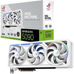 Відеокарта GF RTX 5090 32GB GDDR7 ROG Astral White OC Asus (ROG-ASTRAL-RTX5090-O32G-WHITE)