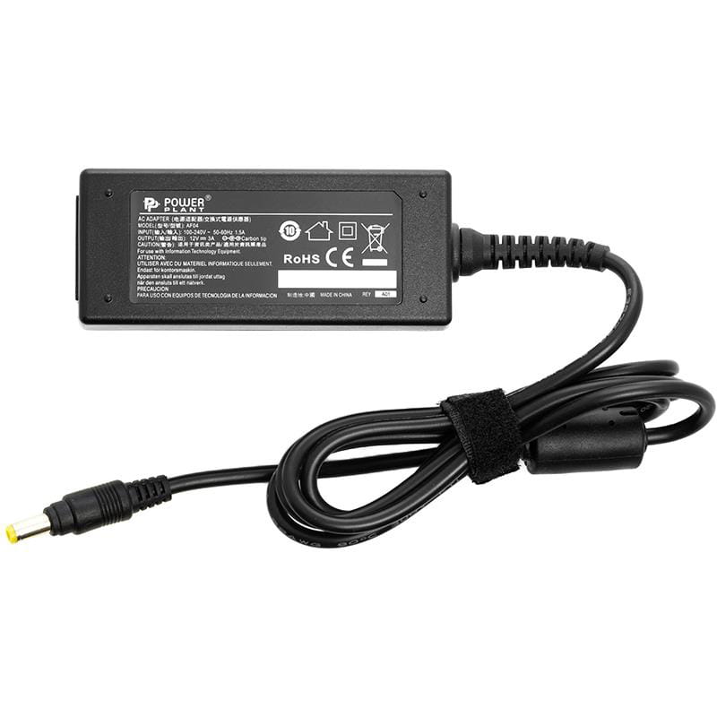 Блок живлення PowerPlant для ноутбука Asus 220V, 12V 36W 3A 4.8х1.7мм (AS36A4817)