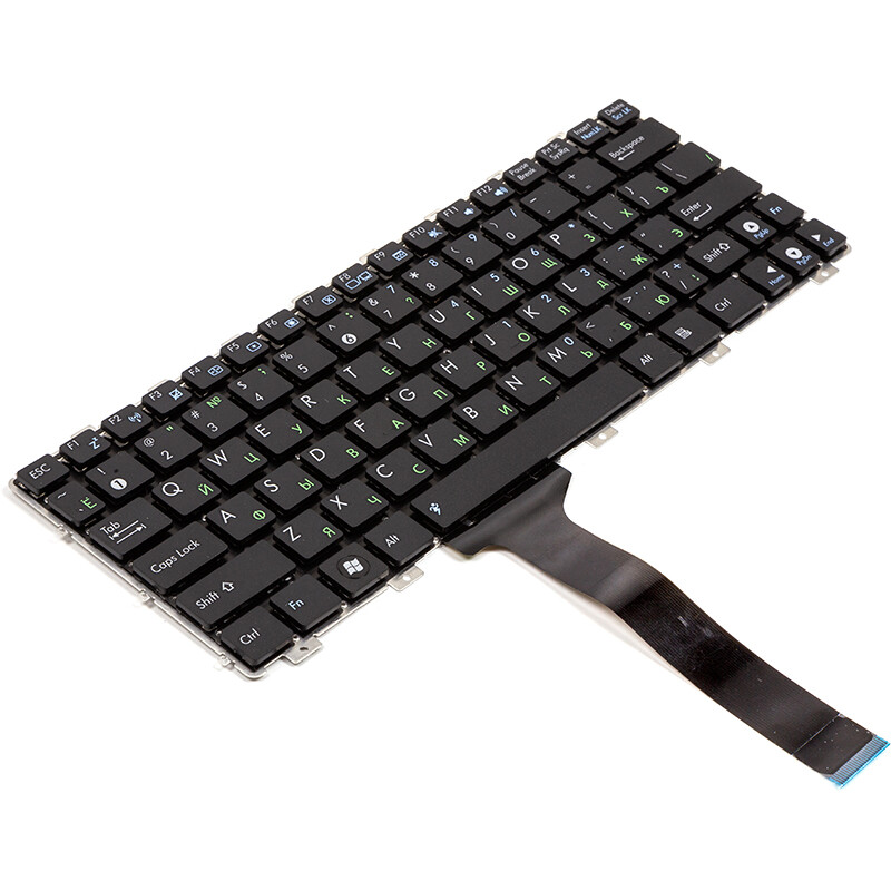 Клавиатура PowerPlant для ноутбука Asus Eee PC 1015 черный, черный фрейм (KB311828)