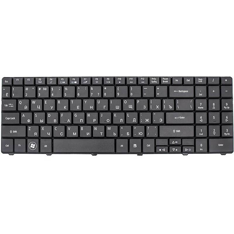 Клавіатура PowerPlant для ноутбука Acer Aspire 5516, eMachines E525 чорний, без фрейма (KB310739)