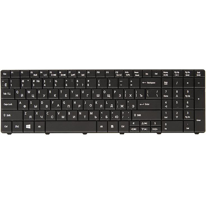 Клавиатура PowerPlant для ноутбука Acer Aspire E1-521, TravelMate 5335 черный, черный фрейм (KB310715)