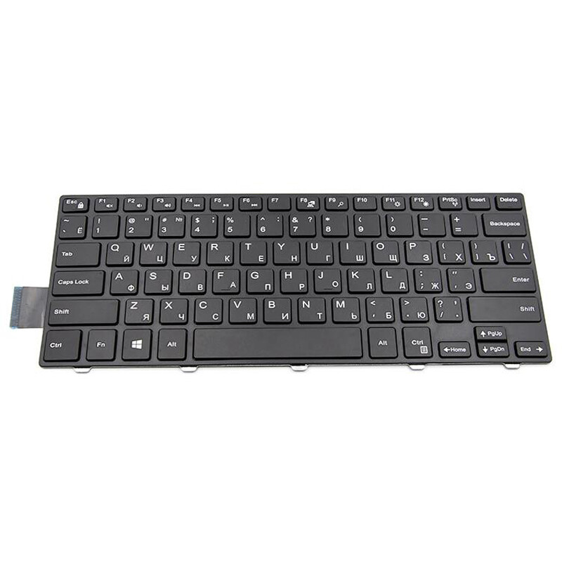 Клавиатура PowerPlant для ноутбука Dell Inspiron 5447 черный, черный фрейм (KB311842)