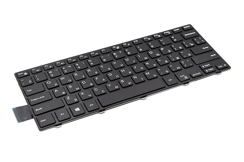 Клавиатура PowerPlant для ноутбука Dell Inspiron 5447 черный, черный фрейм (KB311842)