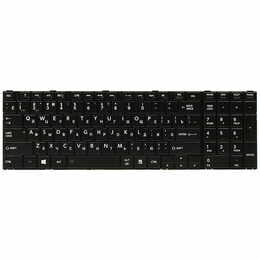 Клавіатура PowerPlant для ноутбука Toshiba Satellite C850, C870 чорний, чорний фрейм (KB310272)