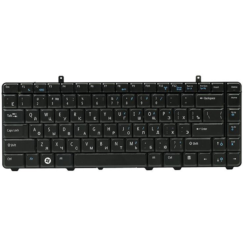 Клавіатура PowerPlant для ноутбука Dell Vostro A840 чорний, чорний фрейм (KB311859)