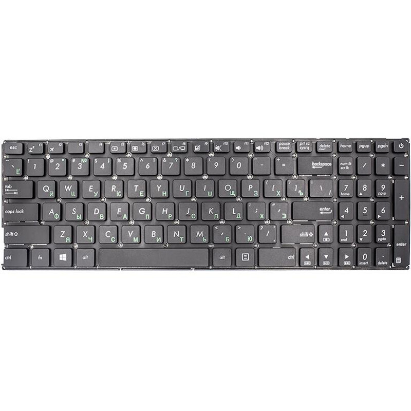 Клавиатура PowerPlant для ноутбука Asus X540 series черный, без фрейма (KB312658)