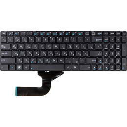 Клавіатура PowerPlant для ноутбука Asus A52, K52, X54 (K52 version) чорний, чорний фрейм (KB311699)