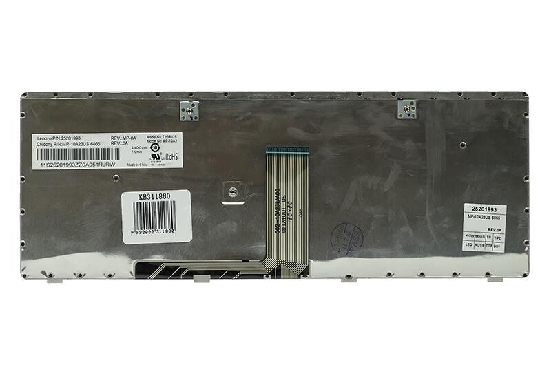 Клавиатура PowerPlant для ноутбука IBM/Lenovo IdeaPad G480 черный, черный фрейм (KB311880)