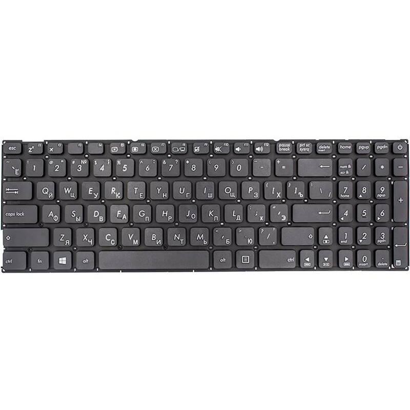 Клавіатура PowerPlant для ноутбука Asus X541 series чорний, без фрейма (KB312597)