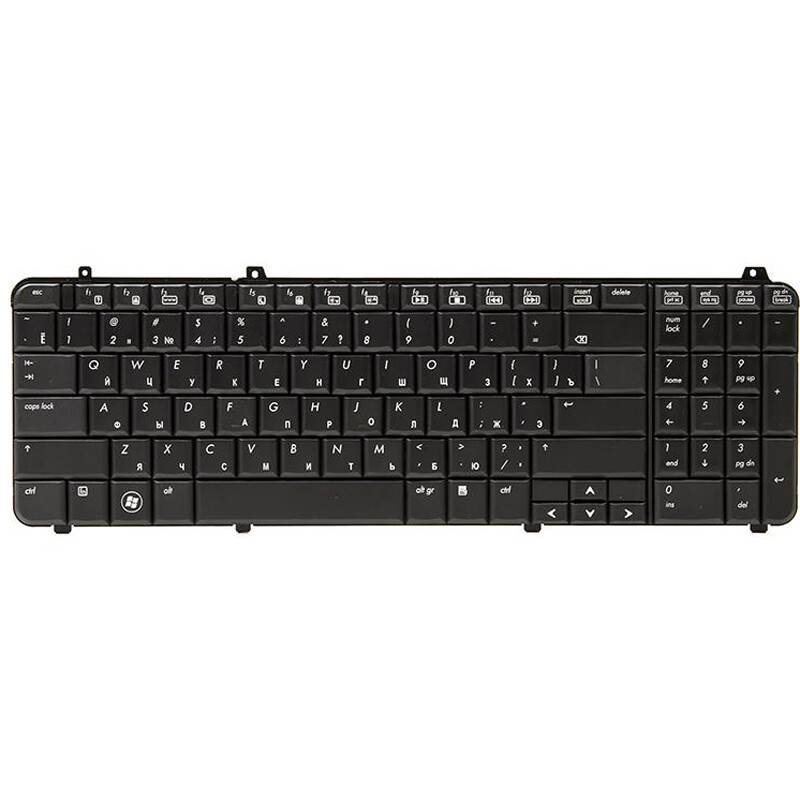 Клавиатура PowerPlant для ноутбука HP Pavilion DV6-1000, DV6T-1000 черный, черный фрейм (KB310333)