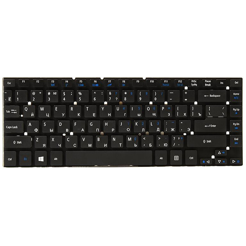 Клавиатура PowerPlant для ноутбука Acer Aspire 3830, 4830 черный, без фрейма (Win 7) (KB310692)