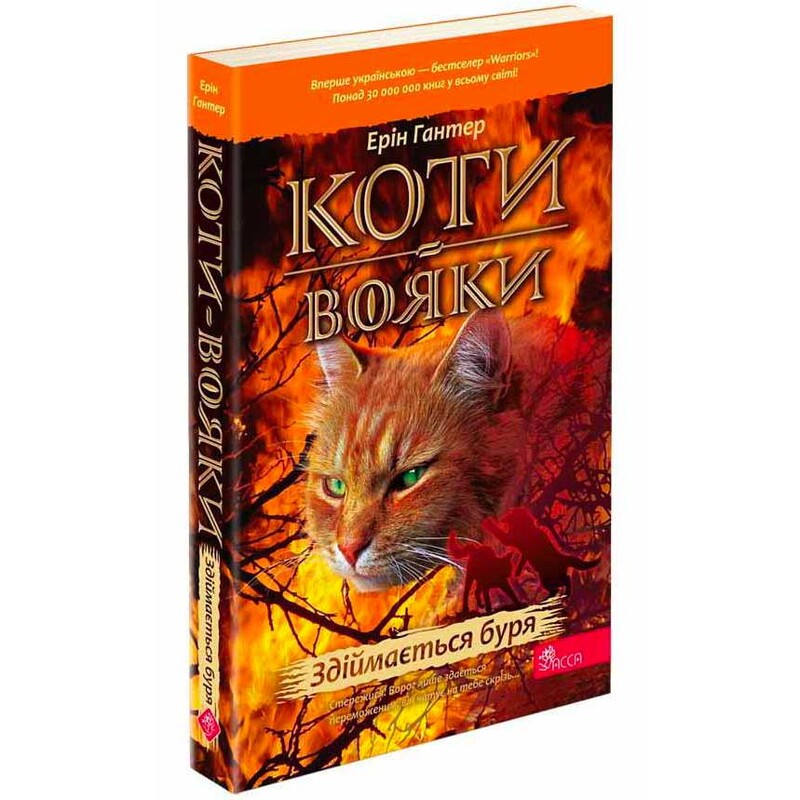 Коти-вояки. Пророцтва починаються. Книга 4: Здіймається буря (м`яка обкладинка) / Ерін Гантер