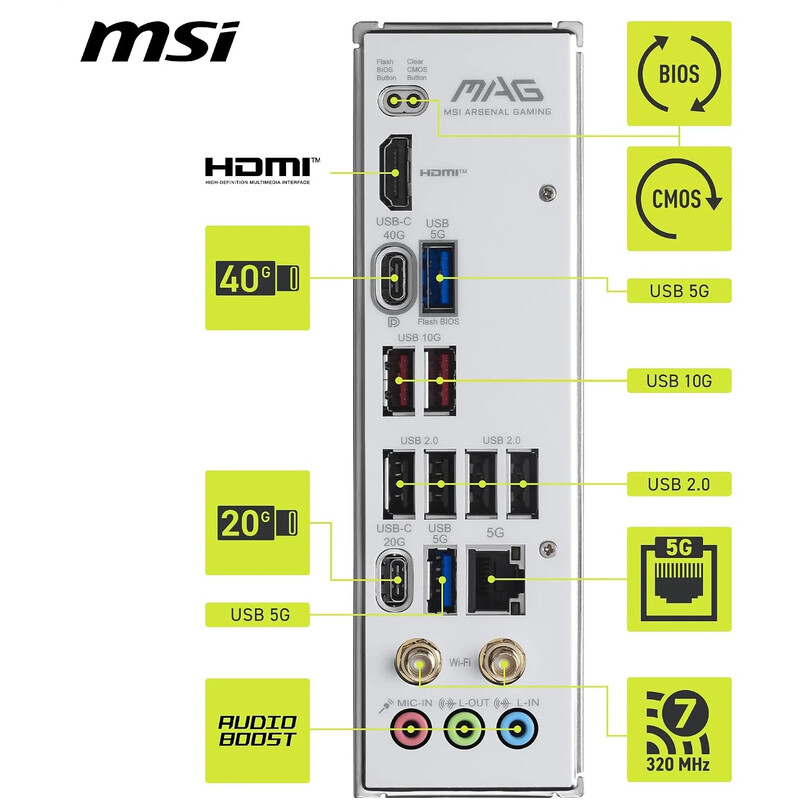 Материнская плата MSI MAG X870E Gaming Plus Max WiFi Socket AM5