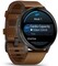 Фото - Смарт-годинник Garmin Venu 4 45mm Black with Brown Leather Band (010-03014-03) | click.ua