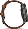 Фото - Смарт-годинник Garmin Venu 4 45mm Black with Brown Leather Band (010-03014-03) | click.ua