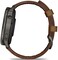 Фото - Смарт-годинник Garmin Venu 4 45mm Black with Brown Leather Band (010-03014-03) | click.ua