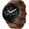 Фото - Смарт-годинник Garmin Venu 4 45mm Black with Brown Leather Band (010-03014-03) | click.ua
