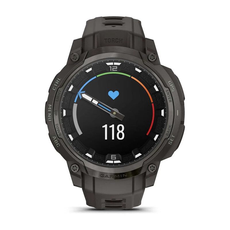 Смарт-годинник Garmin Instinct Crossover AMOLED Charcoal Grey with Charcoal Grey Silicone (010-03398-00)