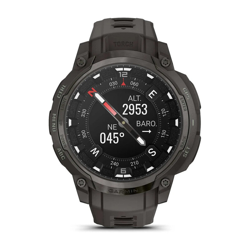 Смарт-годинник Garmin Instinct Crossover AMOLED Charcoal Grey with Charcoal Grey Silicone (010-03398-00)