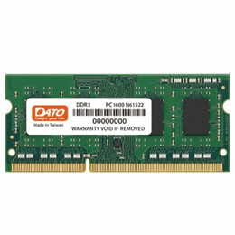 Модуль памяти SO-DIMM 4GB/1600 DDR3 Dato (DT4G3DSDLD16)