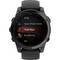 Фото - Смарт-годинник Garmin Fenix E 47mm AMOLED Slate Gray Steel with Black Silicone Band (010-03025-01) | click.ua
