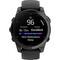 Фото - Смарт-годинник Garmin Fenix E 47mm AMOLED Slate Gray Steel with Black Silicone Band (010-03025-01) | click.ua