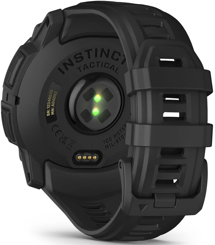 Смарт-часы Garmin Instinct 3 50mm Tactical AMOLED Black with Black Silicone Band (010-03020-50)