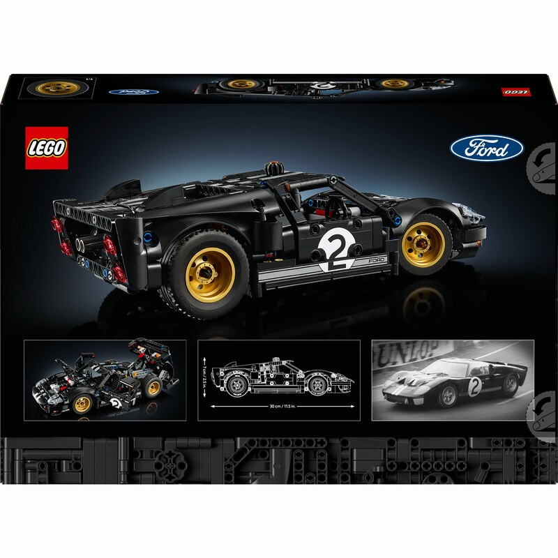 Конструктор LEGO Technic Автомобіль для перегонів Ford GT40 MKII 1966 року (42223)