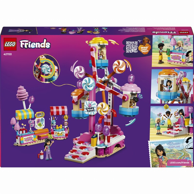 Конструктор LEGO Friends Колесо обзора с конфетами и капкейками (42700)