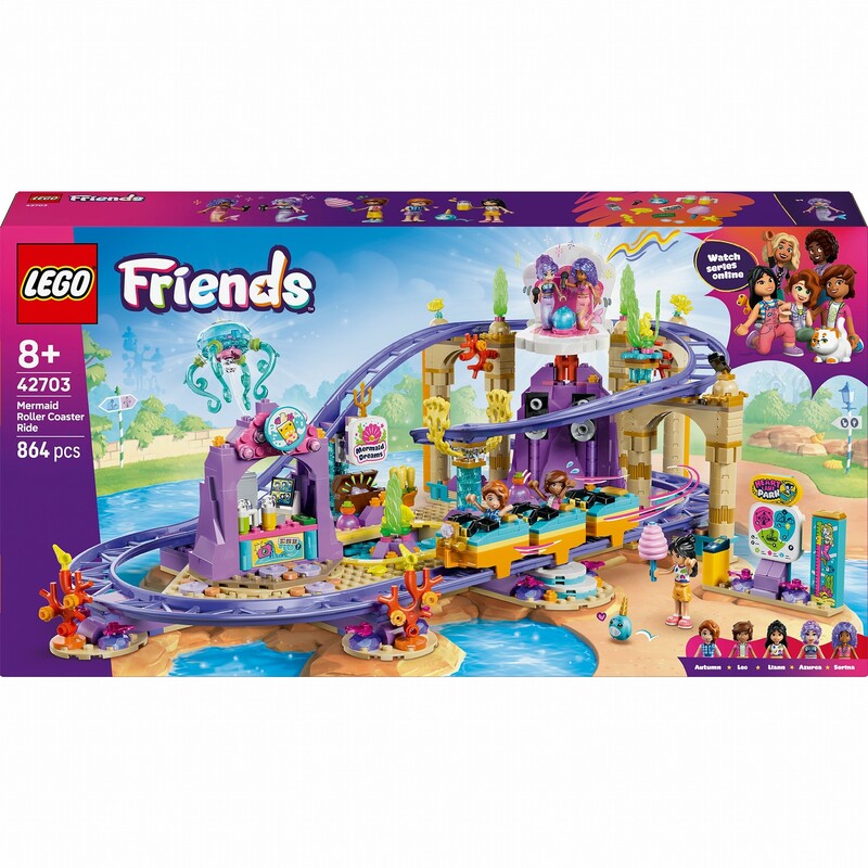 Конструктор LEGO Friends Американські гірки з русалками (42703)