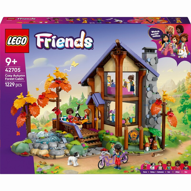 Конструктор LEGO Friends Затишний лісовий будиночок для осіннього відпочинку (42705)