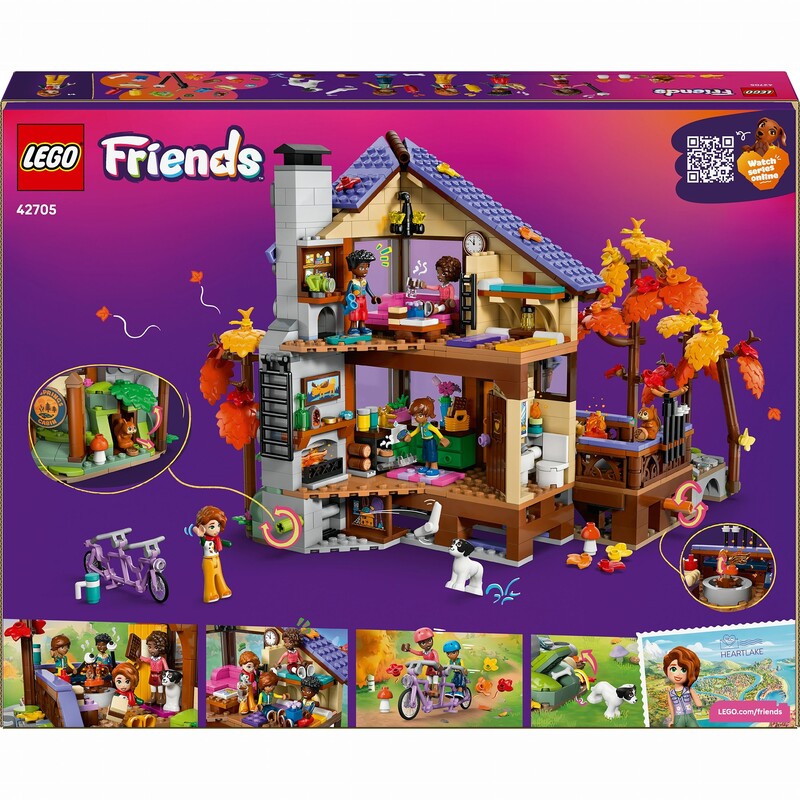 Конструктор LEGO Friends Затишний лісовий будиночок для осіннього відпочинку (42705)