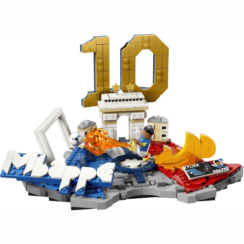 Конструктор LEGO Editions Football Кіліан Мбаппе — найкращі моменти футбольних матчів (43013)