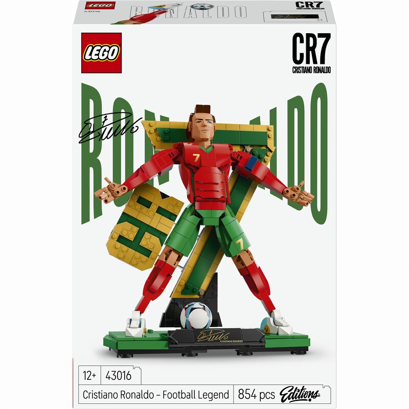 Конструктор LEGO Editions Football Кріштіану Роналду — легенда футболу (43016)