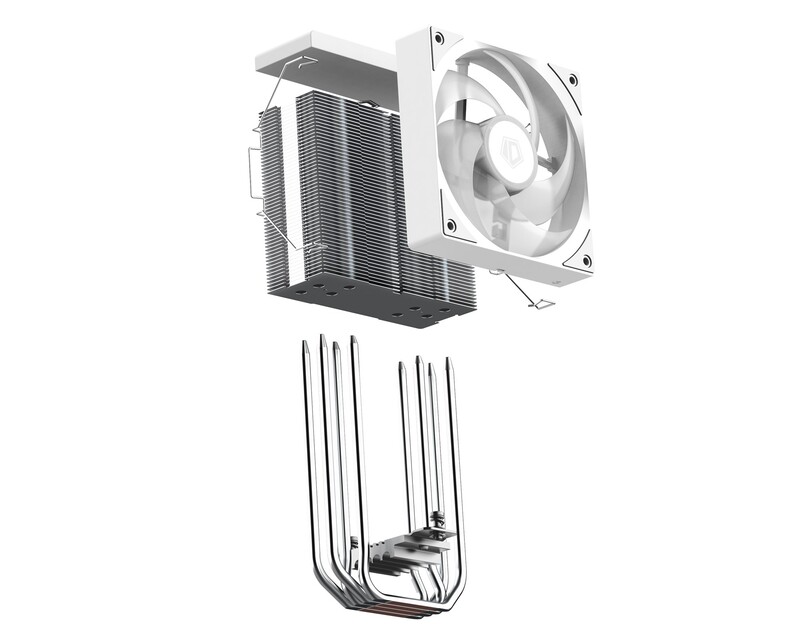 Кулер процесорний ID-Cooling SE-214-XT V2 ARGB White