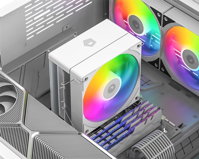 Кулер процесорний ID-Cooling SE-214-XT V2 ARGB White
