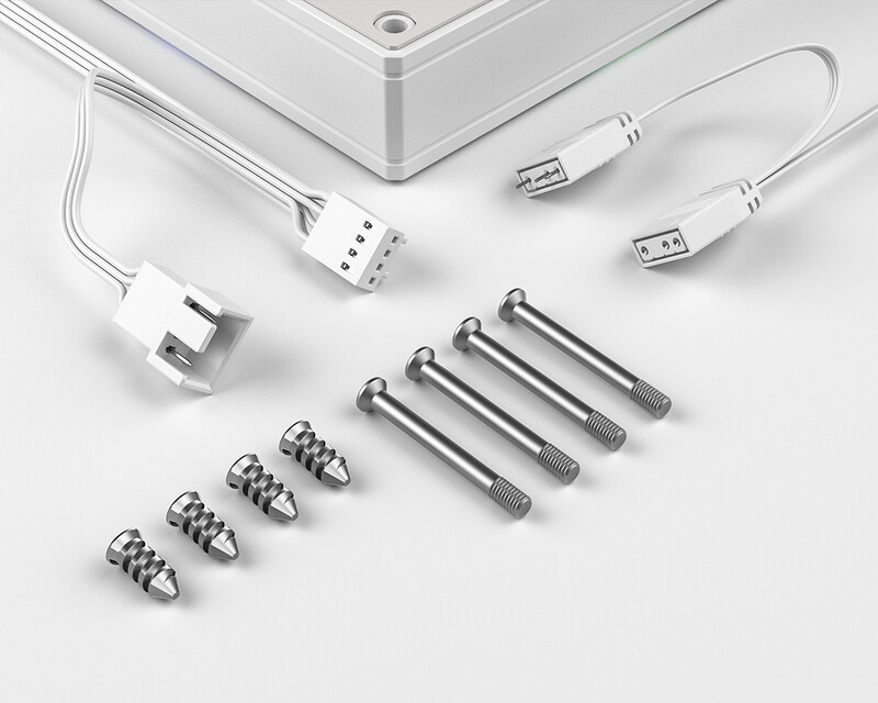 Вентилятор ID-Cooling AS-120-ARGB-WR