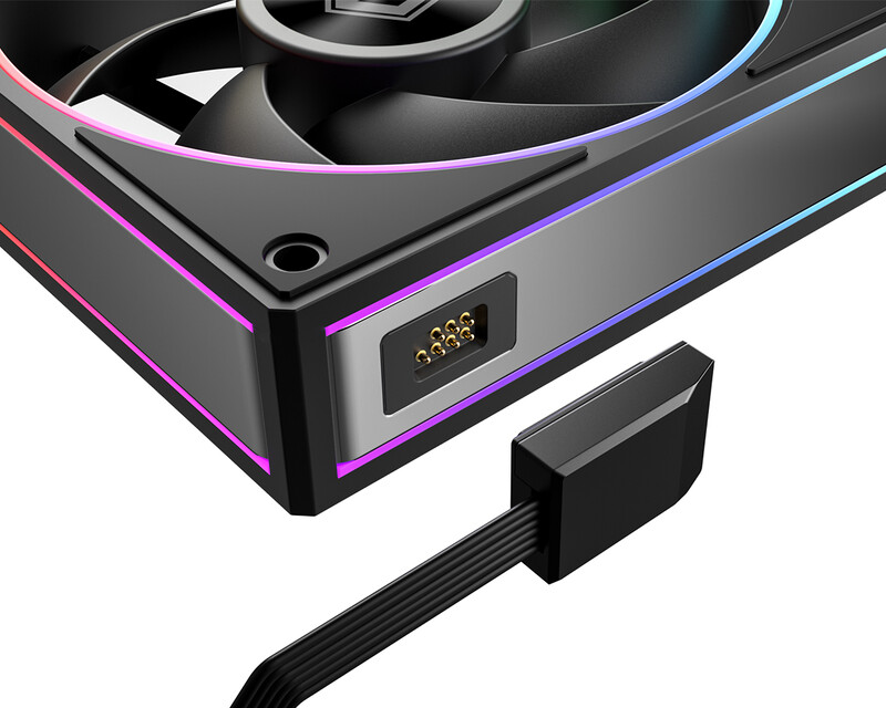 Вентилятор ID-Cooling MF-1230-ARGB-K Trio