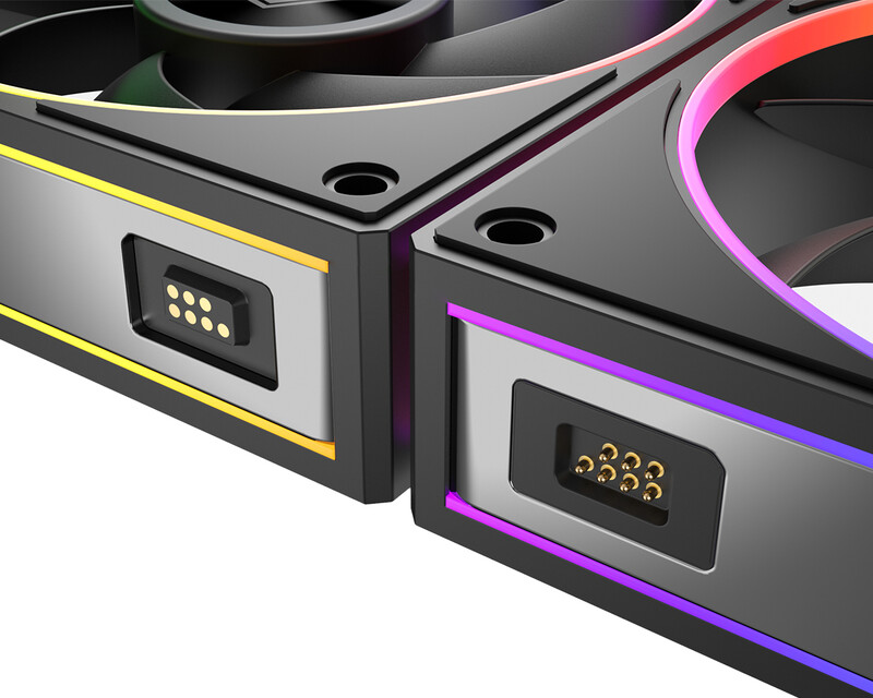 Вентилятор ID-Cooling MF-1230-ARGB-K Trio