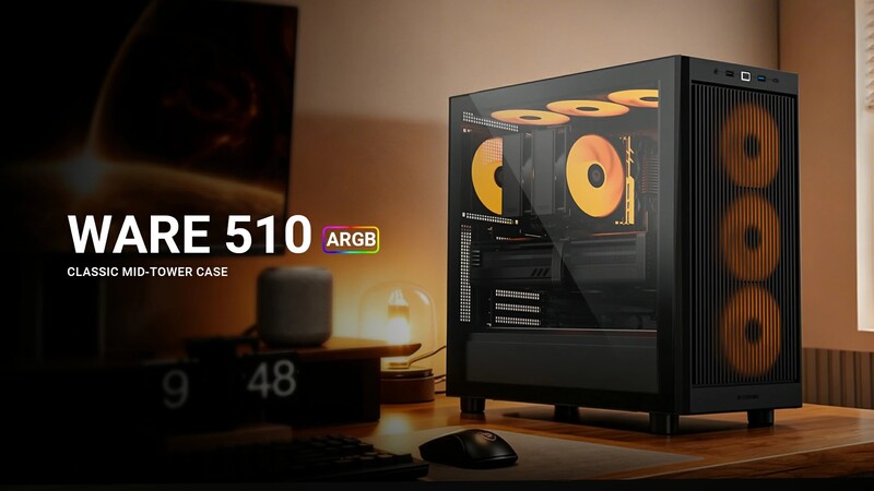 Корпус ID-Cooling Ware 510 ARGB Black