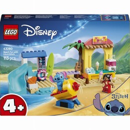 Конструктор LEGO Disney Classic Веселье на пляже с Лило и Стичом (43280)