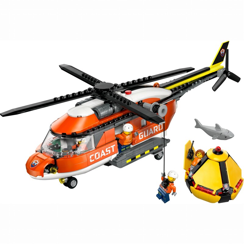 Конструктор LEGO City Гелікоптер берегової охорони (60503)