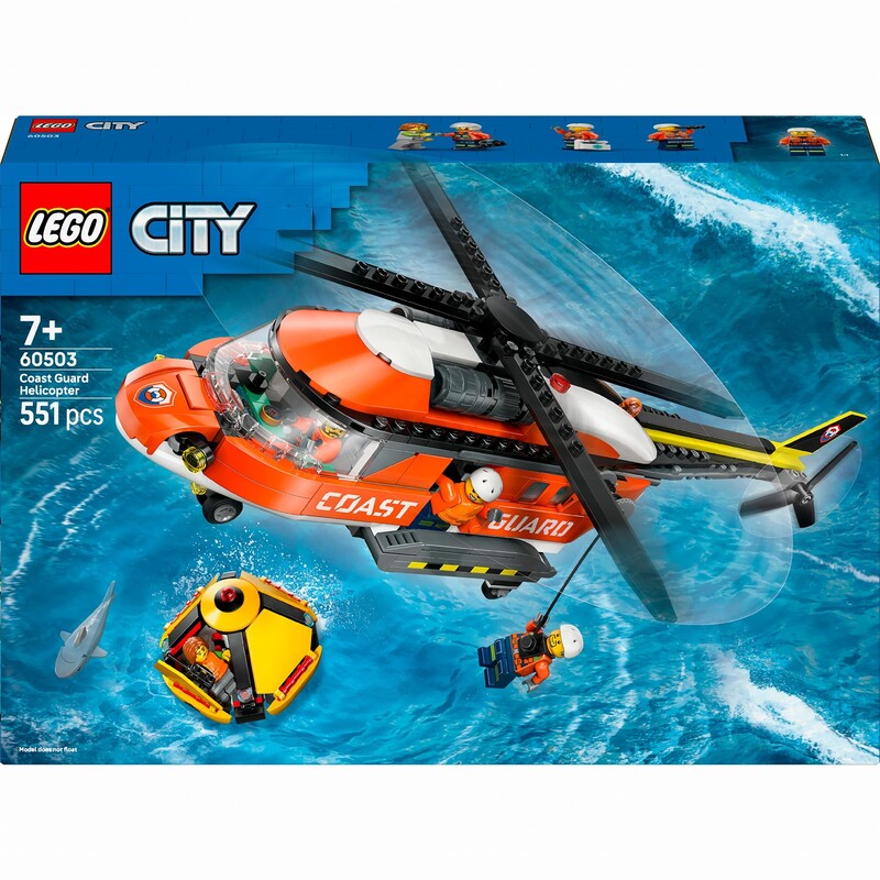 Конструктор LEGO City Гелікоптер берегової охорони (60503)