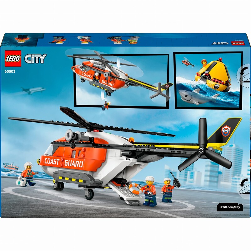 Конструктор LEGO City Гелікоптер берегової охорони (60503)