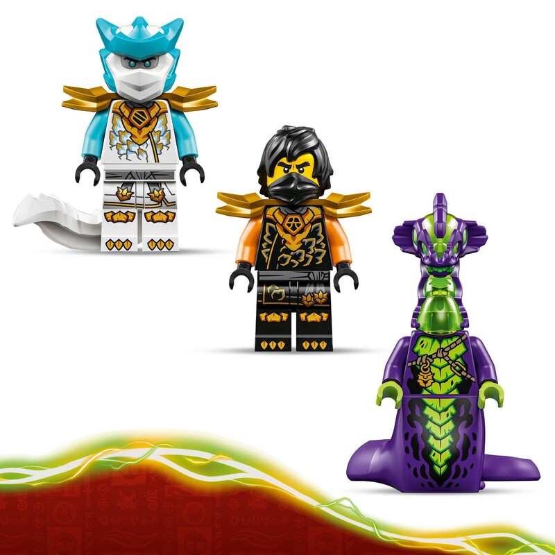 Конструктор LEGO Ninjago Робот Коула для миссии и Дракон Зейн (71854)