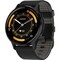 Фото - Смарт-годинник Garmin Venu 3 Slate Stain Steel Bezel Black Case and Leather Band (010-02784-52) | click.ua
