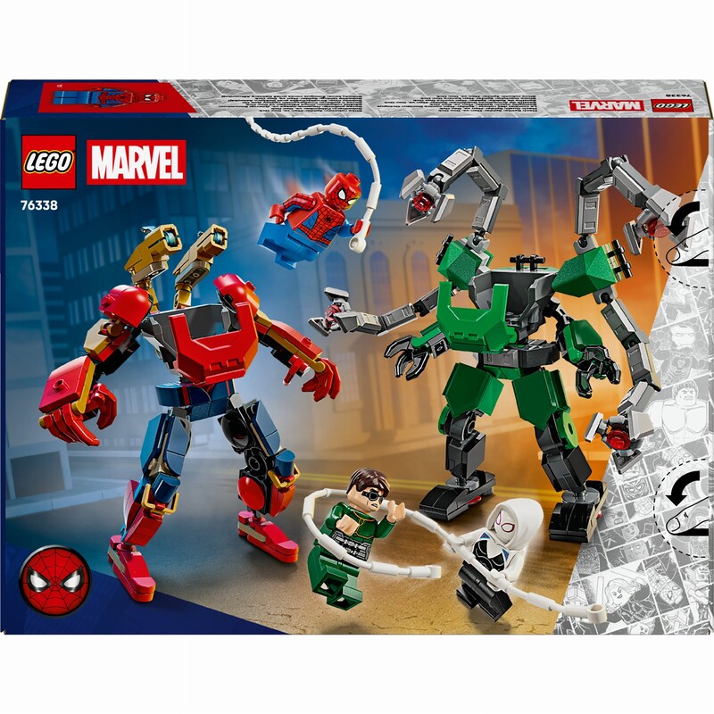 Конструктор LEGO Super Heroes Битва роботів: Людина-павук vs. Доктор Восьминог (76338)
