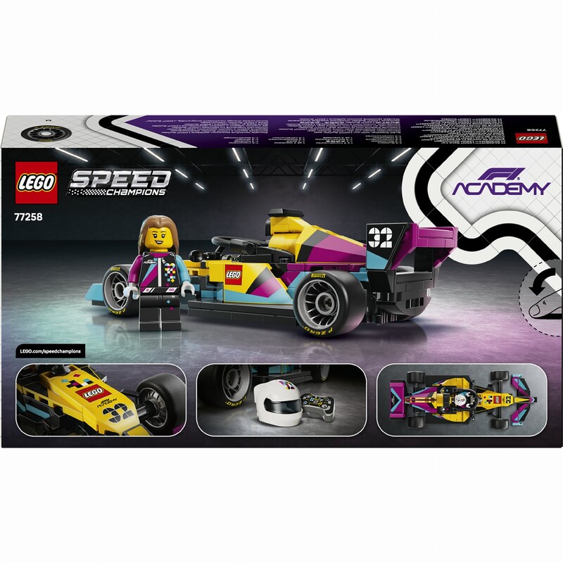 Конструктор LEGO Speed Champions Гоночний автомобіль F1 ACADEMY (77258)
