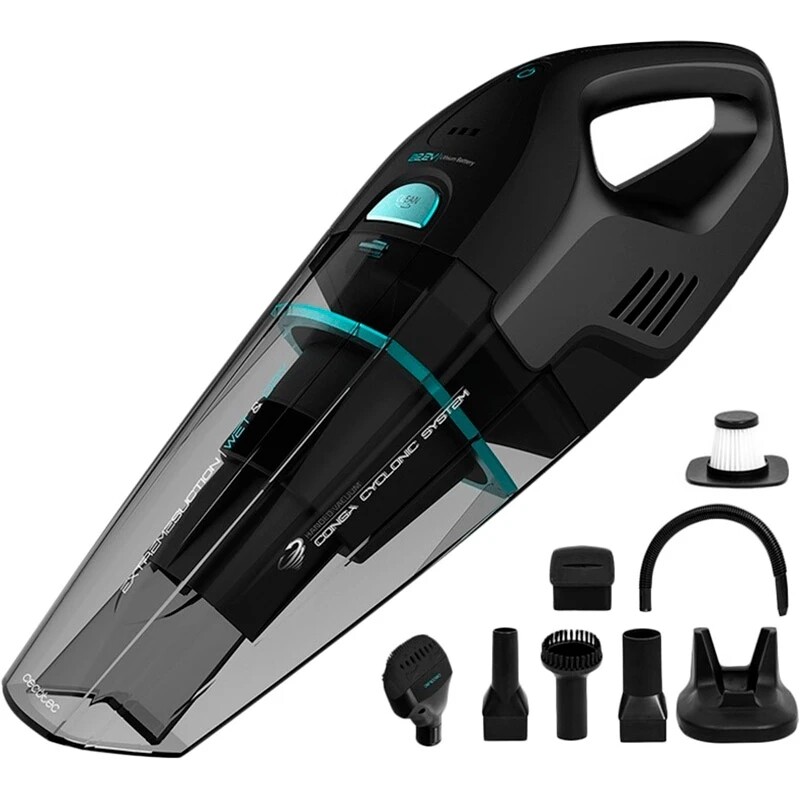 Аккумуляторный моющий пылесос Cecotec Conga Immortal ExtremeSuction 22.2 Animal Hand CCTC-05441 (8435484054416)