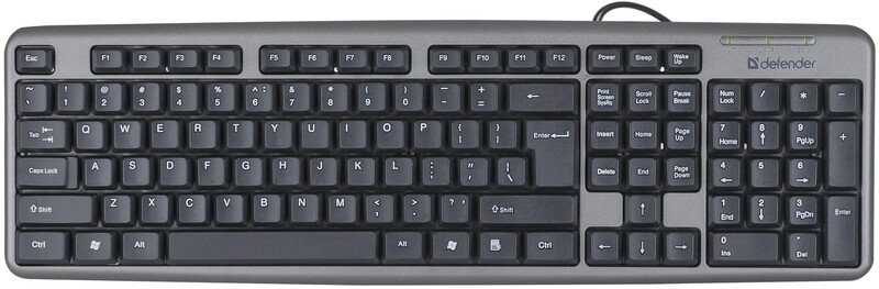 Клавиатура Defender Element HB-520 Grey (45521) PS/2